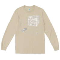 Mushroom qr code cube we are the borg Long Sleeve Tee - linhVisuals