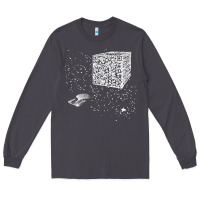 Smoke qr code cube we are the borg Long Sleeve Tee - linhVisuals