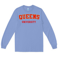 Colony Blue queens university Long Sleeve Tee - linhVisuals