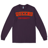 Plum queens university Long Sleeve Tee - linhVisuals