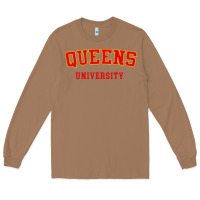 Toasted Coconut queens university Long Sleeve Tee - linhVisuals