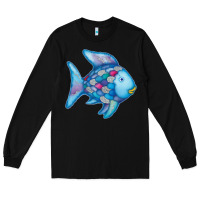 Black rainbow fish Long Sleeve Tee - linhVisuals