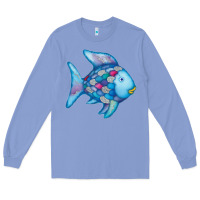 Colony Blue rainbow fish Long Sleeve Tee - linhVisuals