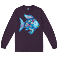 Plum rainbow fish Long Sleeve Tee - linhVisuals