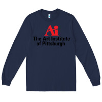 Navy Art Institute of Pittsburgh Long Sleeve Tee - linhVisuals