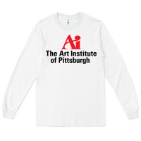 White Art Institute of Pittsburgh Long Sleeve Tee - linhVisuals