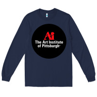 Navy Art Institute of Pittsburgh Long Sleeve Tee - linhVisuals