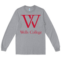 Heather Grey wells college Long Sleeve Tee - linhVisuals