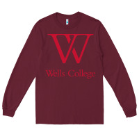Burgundy wells college Long Sleeve Tee - linhVisuals