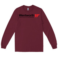 Burgundy wentworth institute of technology Long Sleeve Tee - linhVisuals