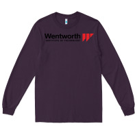 Plum wentworth institute of technology Long Sleeve Tee - linhVisuals
