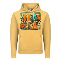 Vintage Mustard leopard basketball mama Mother's Day Vintage Hoodie - LillyAllenDesigns