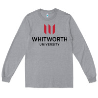 Heather Grey whitworth university Long Sleeve Tee - linhVisuals