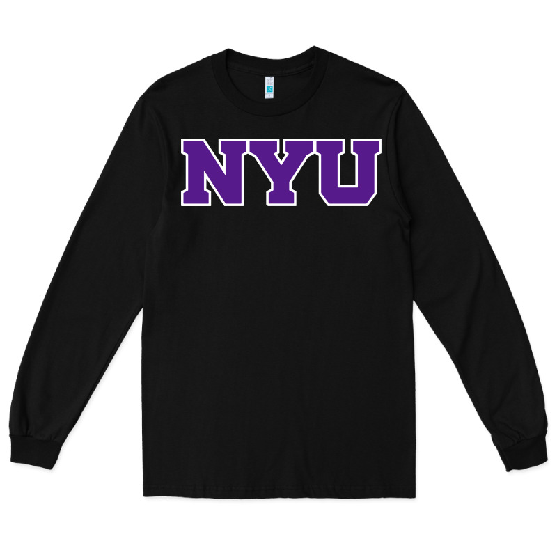 New York University Nyu Long Sleeve Tee by linhVisuals | Teevron