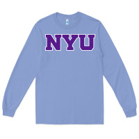Colony Blue new york university nyu Long Sleeve Tee - linhVisuals