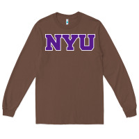 Chestnut new york university nyu Long Sleeve Tee - linhVisuals