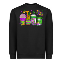 Black mardi gras coffee cups Heavyweight Sweatshirt - Jasminsmagicworld