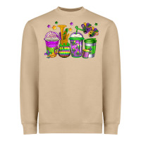 Mushroom mardi gras coffee cups Heavyweight Sweatshirt - Jasminsmagicworld