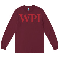 Burgundy worcester polytechnic institute Long Sleeve Tee - linhVisuals