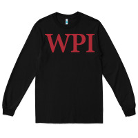 Black worcester polytechnic institute Long Sleeve Tee - linhVisuals