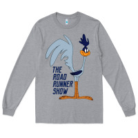Heather Grey The Road Runner Show Long Sleeve Tee - linhVisuals