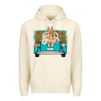 Easter Bunny Truck Premium Hoodie | Teevron