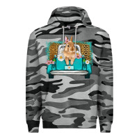 Slate Camo easter bunny truck Premium Hoodie - Artiststas