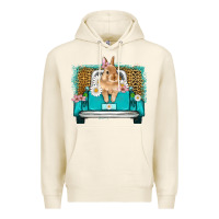 Tofu easter bunny truck Premium Hoodie - Artiststas