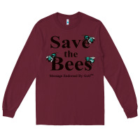 Burgundy save the bees   tyler the creator Long Sleeve Tee - linhVisuals