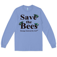 Colony Blue save the bees   tyler the creator Long Sleeve Tee - linhVisuals
