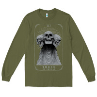 Army Green hunt showdown anniversary three of skulls black t shirt Long Sleeve Tee - linhVisuals