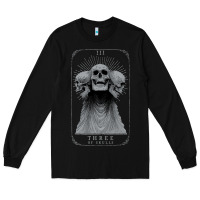 Black hunt showdown anniversary three of skulls black t shirt Long Sleeve Tee - linhVisuals