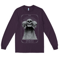 Plum hunt showdown anniversary three of skulls black t shirt Long Sleeve Tee - linhVisuals