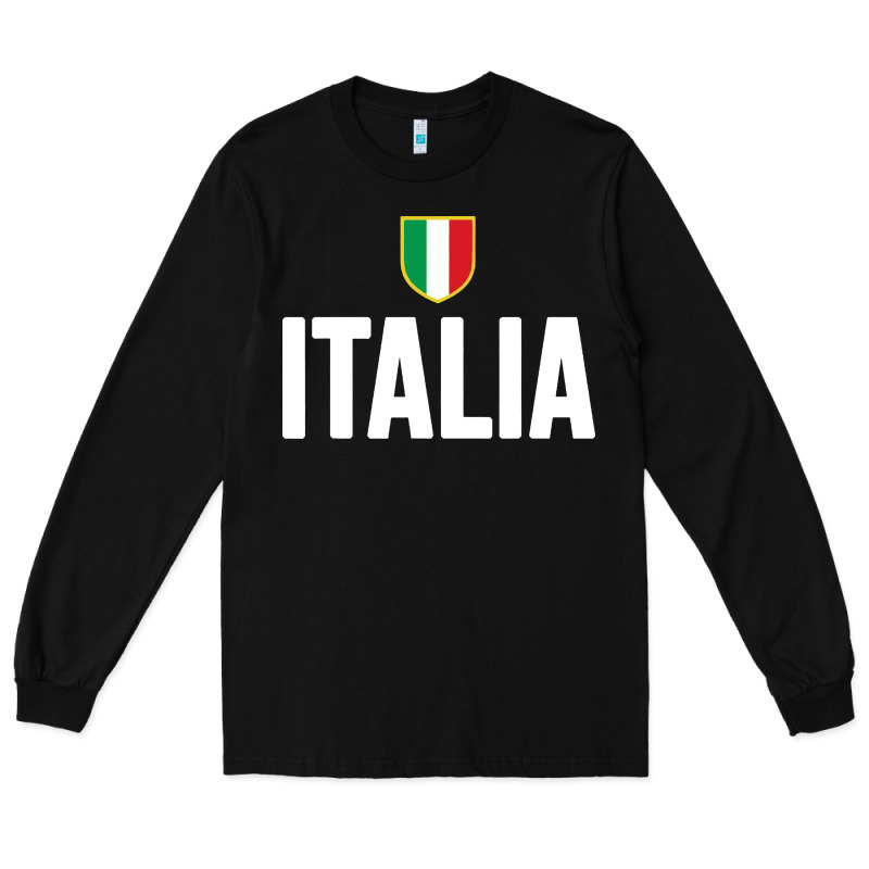 Italia Soccer Jersey Long Sleeve Tee by linhVisuals | Teevron