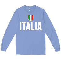 Colony Blue italia soccer jersey Long Sleeve Tee - linhVisuals