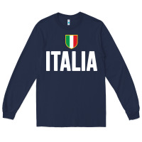 Navy italia soccer jersey Long Sleeve Tee - linhVisuals