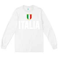 White italia soccer jersey Long Sleeve Tee - linhVisuals