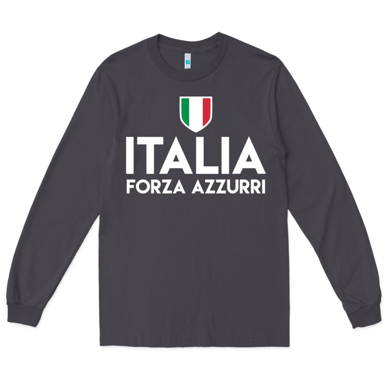 Italia Soccer Jersey Long Sleeve Tee by linhVisuals | Teevron