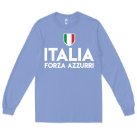 Colony Blue italia soccer jersey Long Sleeve Tee - linhVisuals