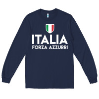 Navy italia soccer jersey Long Sleeve Tee - linhVisuals