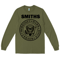 Army Green the smiths Long Sleeve Tee - linhVisuals