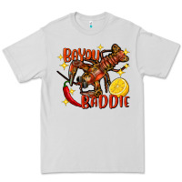 Dove Grey Crawfish bayou baddie Premium Tee - FaDigitalArtStudio