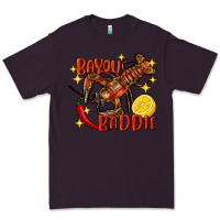 Plum Crawfish bayou baddie Premium Tee - FaDigitalArtStudio