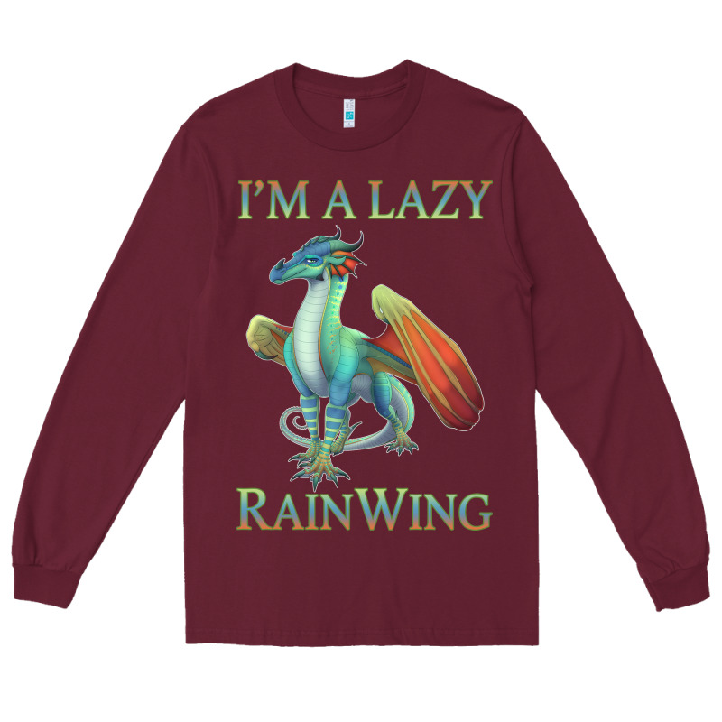 Chill Rainwing Dragon Retro Fan Tee Wings Of Fire Long Sleeve Tee by linhVisuals | Teevron