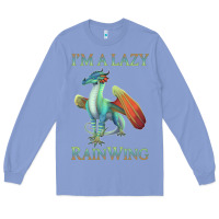 Colony Blue Chill Rainwing Dragon Retro Fan Tee Wings of Fire Long Sleeve Tee - linhVisuals