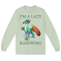Matcha Chill Rainwing Dragon Retro Fan Tee Wings of Fire Long Sleeve Tee - linhVisuals