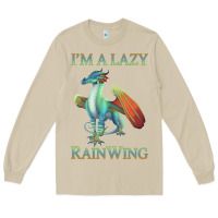 Mushroom Chill Rainwing Dragon Retro Fan Tee Wings of Fire Long Sleeve Tee - linhVisuals