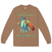 Toasted Coconut Chill Rainwing Dragon Retro Fan Tee Wings of Fire Long Sleeve Tee - linhVisuals