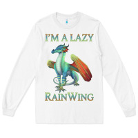 White Chill Rainwing Dragon Retro Fan Tee Wings of Fire Long Sleeve Tee - linhVisuals