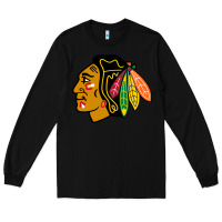 Black the  blackhawks Long Sleeve Tee - linhVisuals